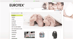 Desktop Screenshot of eurotex.dk