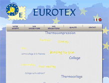 Tablet Screenshot of eurotex.fr